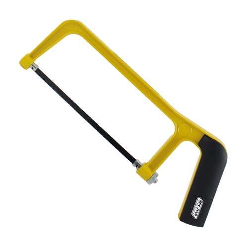Major Tech Adjustable Hacksaw 150mm - 10 x 150mm Normal Carbon Mini Saw Blades