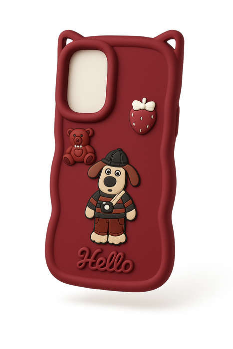 Cute 3D Cartoon Silicone Phone Case Cover Compatible with Samsung A16