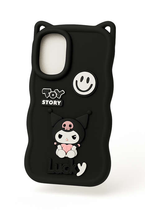Cute 3D Cartoon Silicone Phone Case Cover Compatible with Huawei Y73