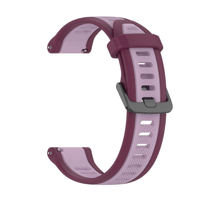 Silicone Strap for Garmin Forerunner 165/245/645 Venu 2/SQ2/Plus,Vivoactive
