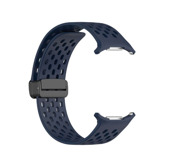 Breathable Silicone Magnetic Strap for Samsung Galaxy Watch 7 Ultra 47mm