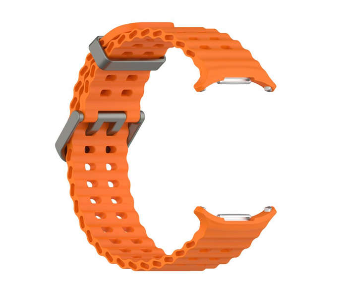 Marine Silicone Strap for Samsung Galaxy Watch 7 Ultra 47mm