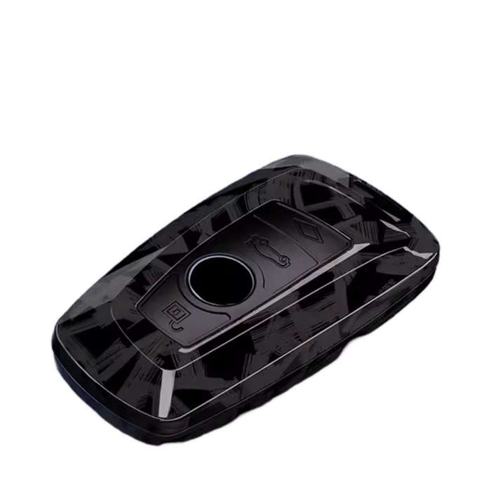 ABS Forged Carbon Fibre Look Car Key Case Cover