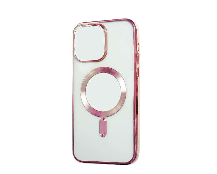 Electroplated MagSafe Case Built-in Clear Lens Protector for iPhone 15 Pro Max