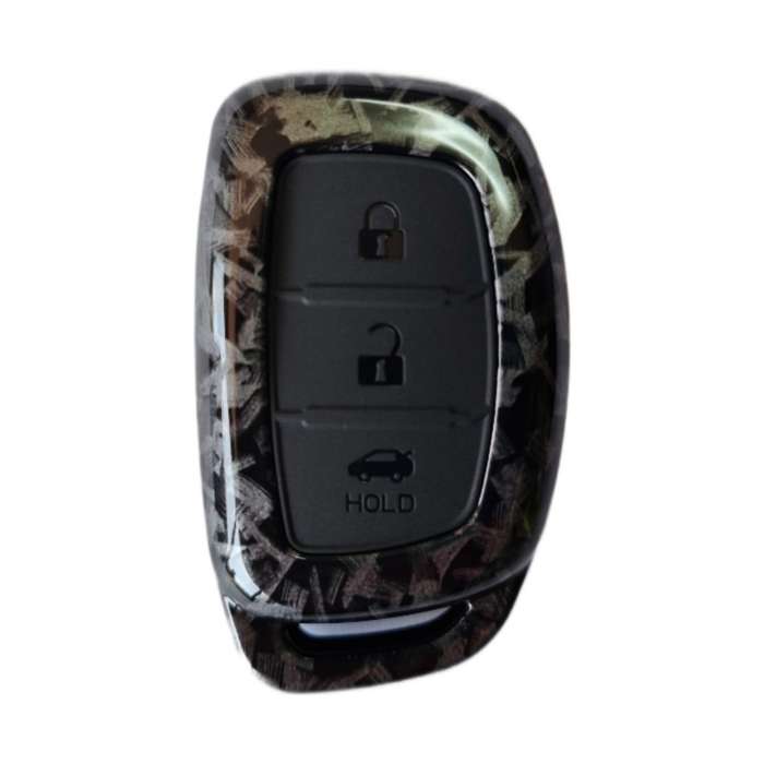 ABS Forged Carbon Fibre Look Car Key Case Cover