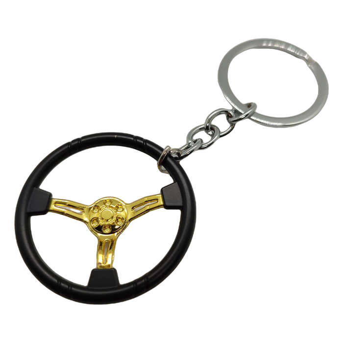 Sport Steering Wheel Automotive Key Chain