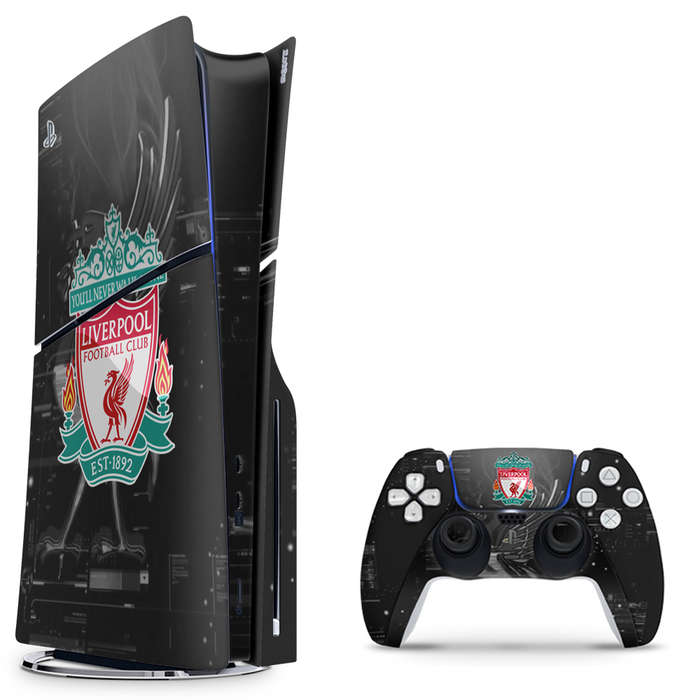 SkinNit Decal Sticker Skin For PS5 Slim : Liverpool