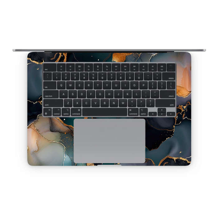 Apple MacBook Decal Skin Sticker: Abstract Deep Marble