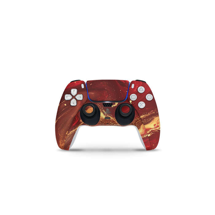 Decal Skin Sticker Compatible with PS5 Slim: Fluid Abstract Art