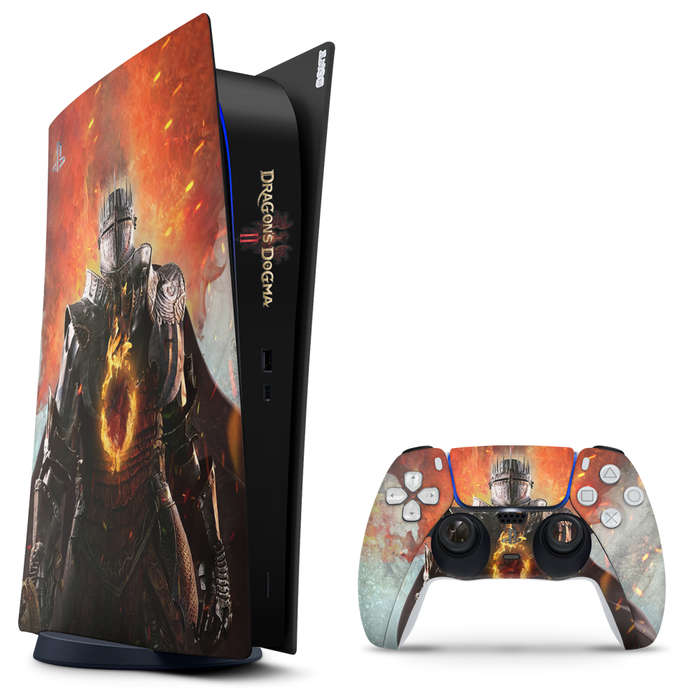 SkinNit Decal Sticker Skin For PS5 Digital (No Disk): Dragon Dogma II