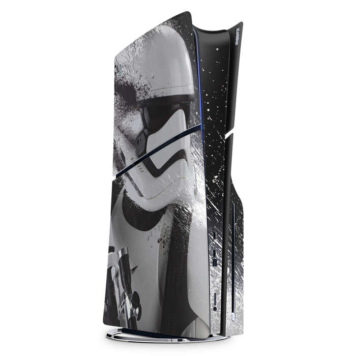 SkinNit Decal Sticker Skin For PS5 Slim : Stormtrooper