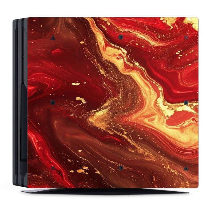 Decal Skin Sticker for PS4 Pro: Fluid Abstract Art