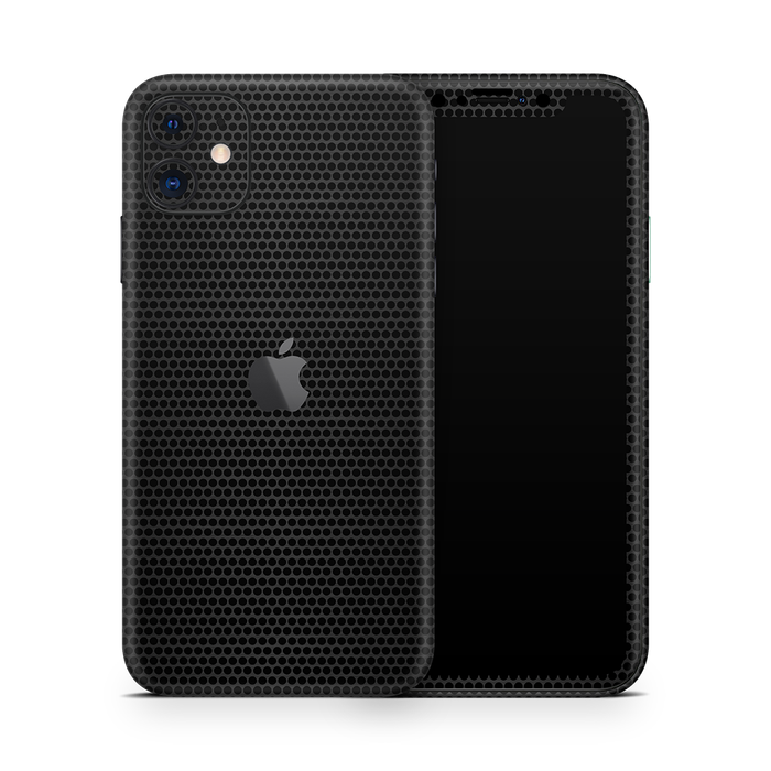 SkinNit Decal Sticker Skin Apple iPhone 11 Matrix Black (Decal Skin)