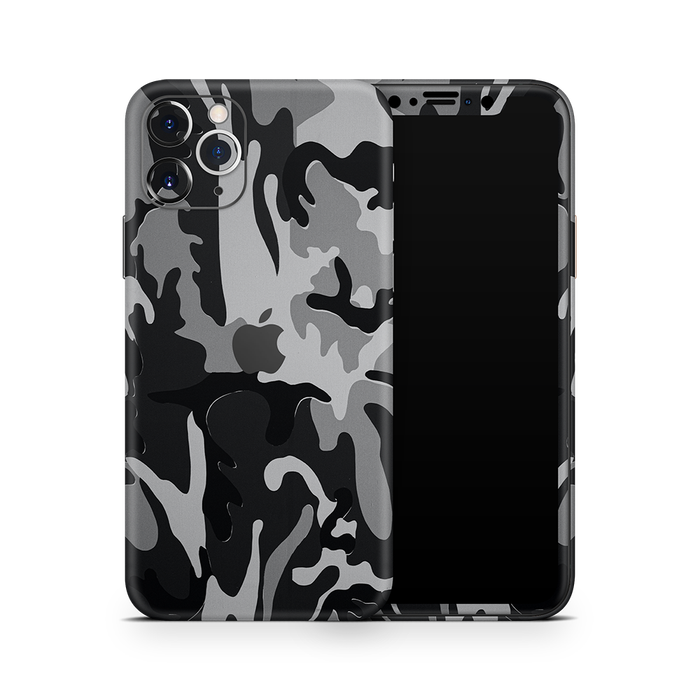 SkinNit Decal Sticker Skin Apple iPhone 11 Pro Camo Snow (Decal Skin)
