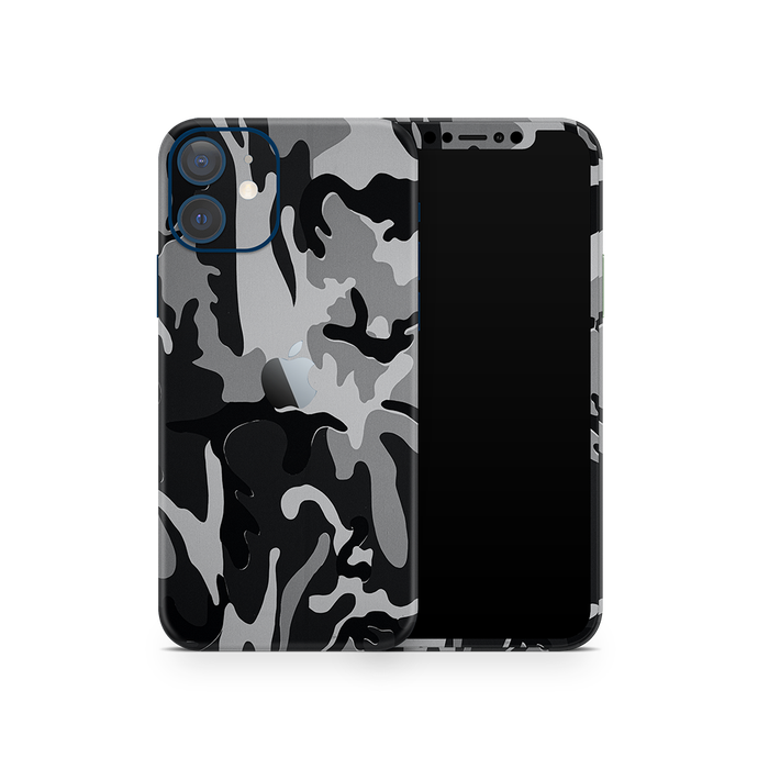 SkinNit Decal Sticker Skin Apple iPhone 12 Camo Snow (Decal Skin)