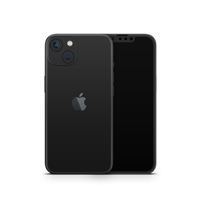 SkinNit Decal Sticker Skin Apple iPhone 13 Matte Black (Decal Skin)