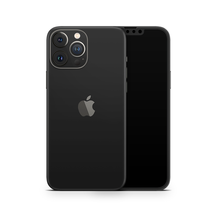SkinNit Decal Sticker Skin Apple iPhone 13 Pro Matte Black (Decal Skin)