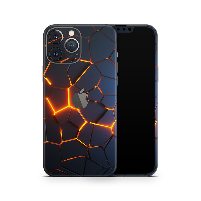 SkinNit Decal Sticker Skin Apple iPhone 13 Pro Max Premium Lava (Decal Skin)