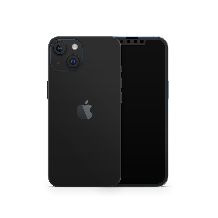 SkinNit Decal Sticker Skin Apple iPhone 14 Plus Matte Black (Decal Skin)