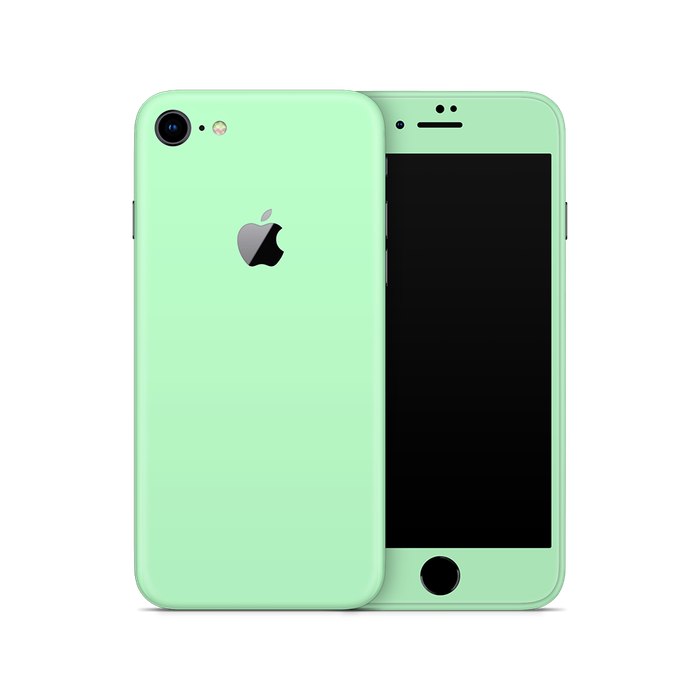 SkinNit Decal Sticker Skin Apple iPhone 8 Pastel Green (Decal Skin)