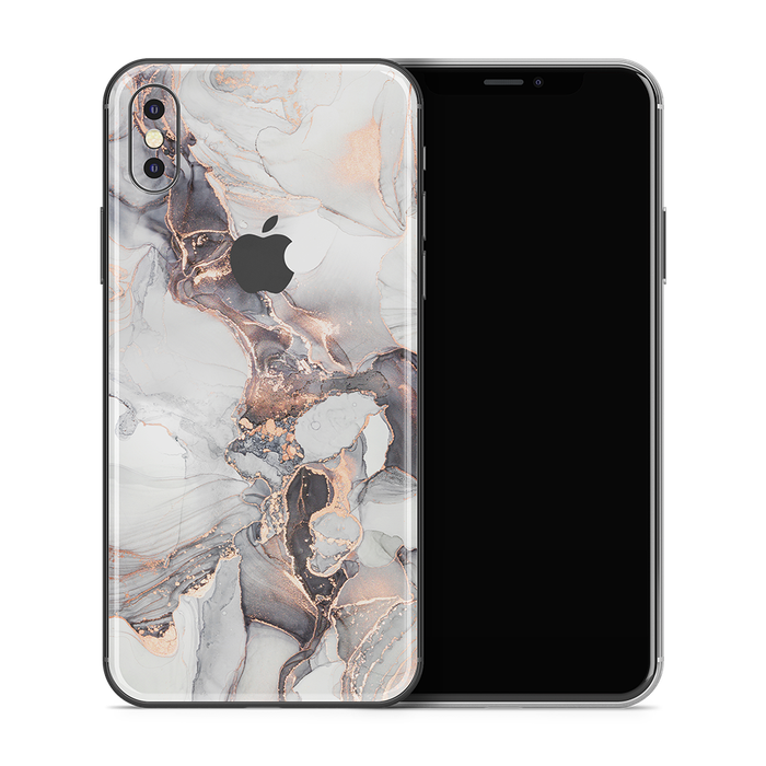 SkinNit Decal Sticker Skin Apple iPhone X Marble Mystic (Decal Skin)