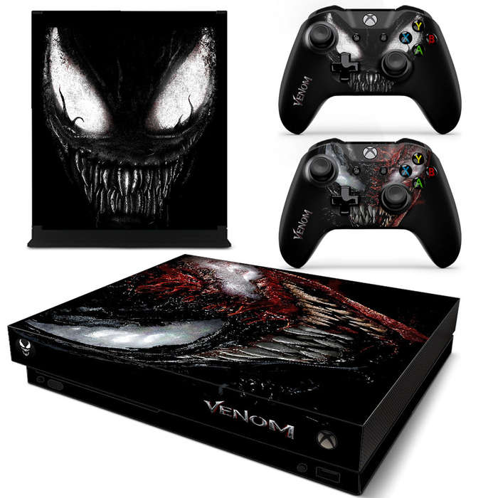 SkinNit Decal Sticker Skin For Xbox One X: Venom
