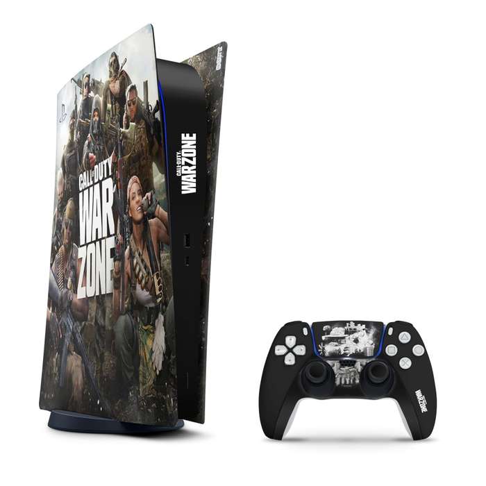 SkinNit Decal Sticker Skin For PS5 Digital (No Disk): Warzone
