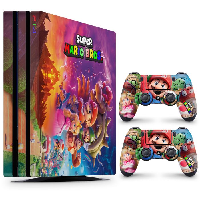 SkinNit Decal Sticker Skin For PS4 Pro: Super Mario Brothers