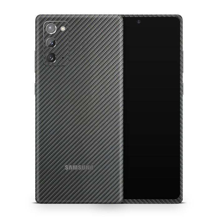 SkinNit Decal Sticker Skin Samsung Galaxy Note 20 Carbon Fiber Anthracite (Decal Skin)