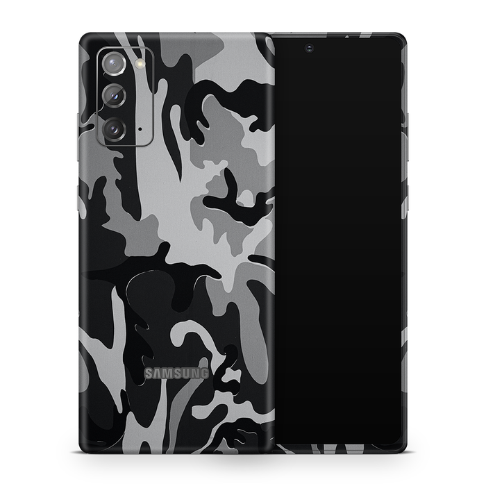 SkinNit Decal Sticker Skin Samsung Galaxy Note 20 Camo Snow (Decal Skin)