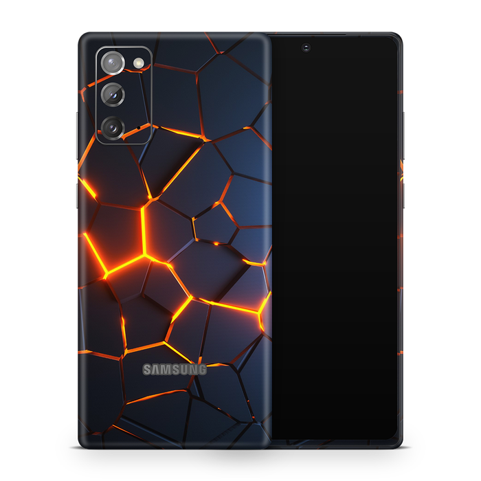 SkinNit Decal Sticker Skin Samsung Galaxy Note 20 Premium Lava (Decal Skin)