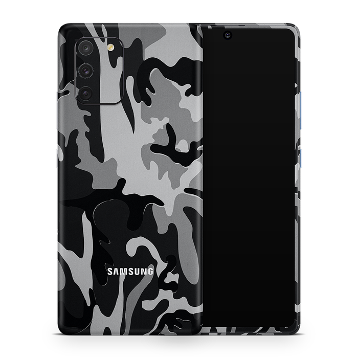 SkinNit Decal Sticker Skin Samsung Galaxy S10 Lite Camo Snow (Decal Skin)