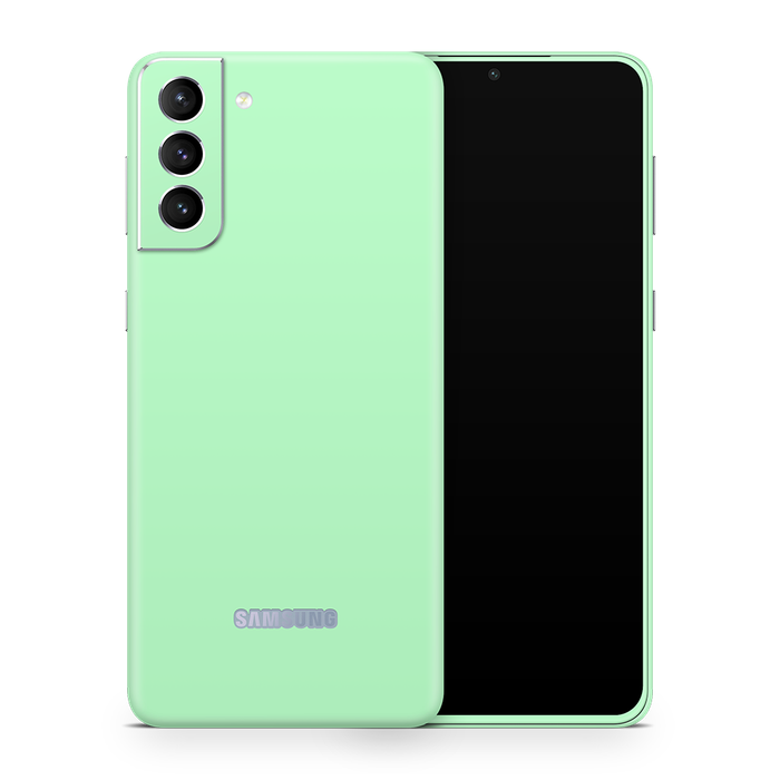 SkinNit Decal Sticker Skin Samsung Galaxy S22 Plus Pastel Green