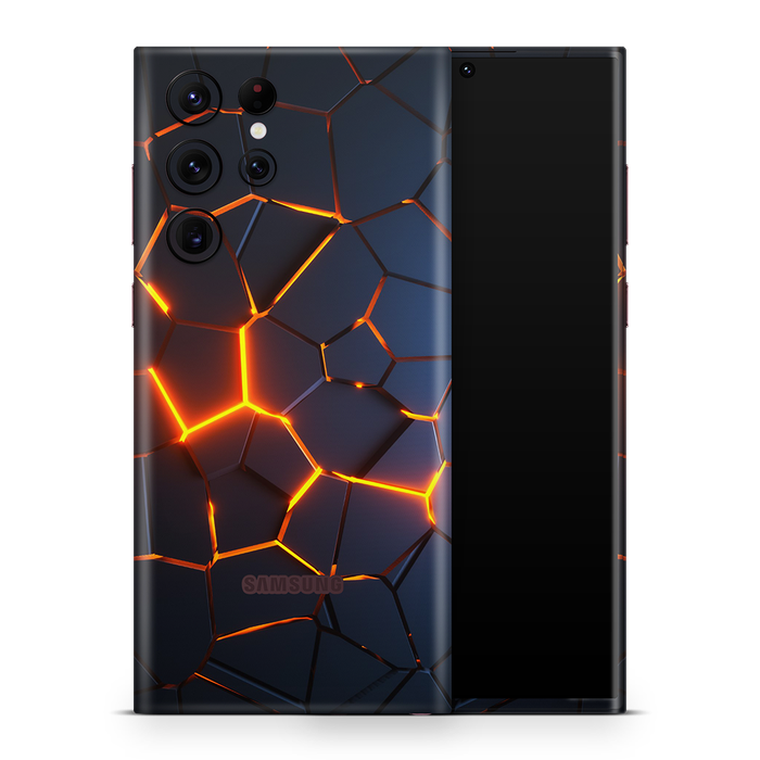 SkinNit Decal Sticker Skin Samsung Galaxy S23 Ultra Premium Lava
