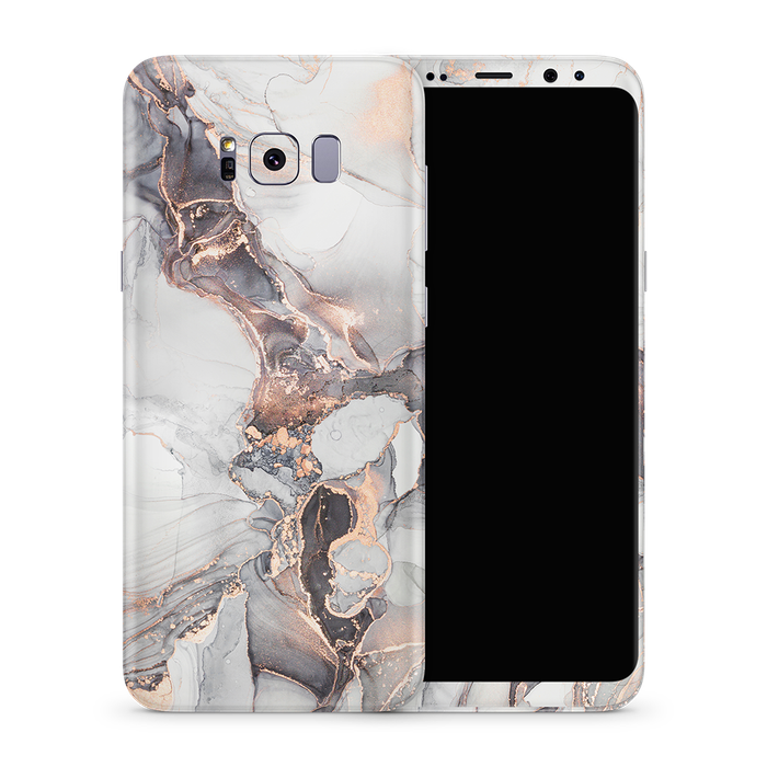 SkinNit Decal Sticker Skin Samsung Galaxy S8 Marble Mystic (Decal Skin)