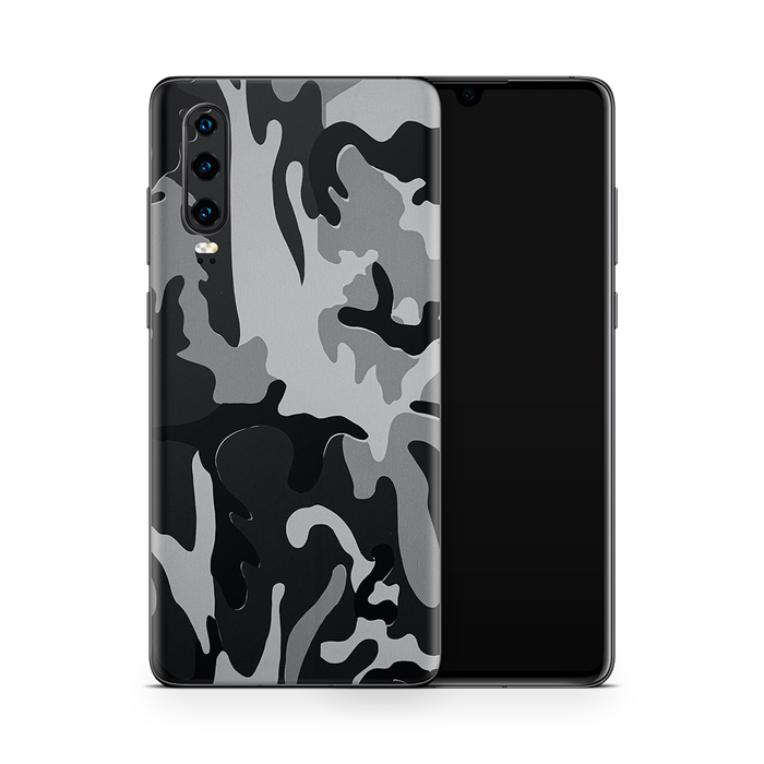 SkinNit Decal Sticker Skin Huawei P30 Camo Snow (Decal Skin)
