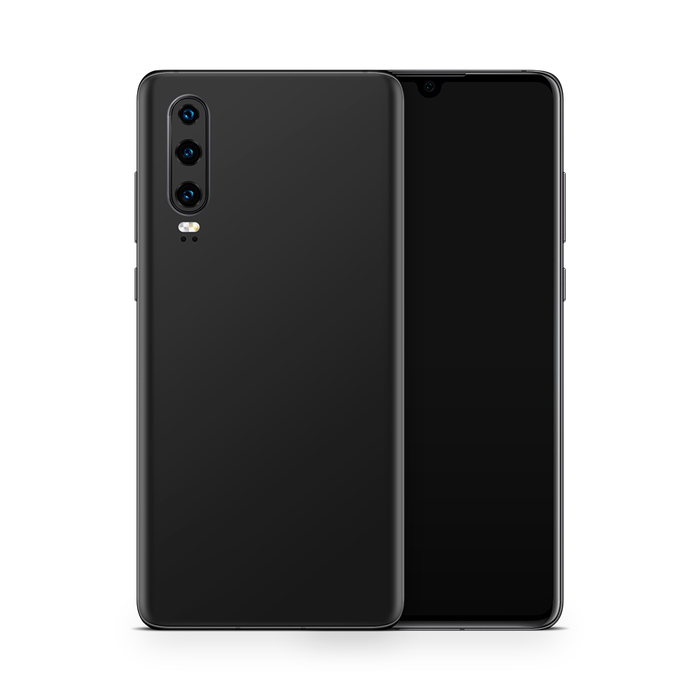 SkinNit Decal Sticker Skin Huawei P30 Lite Matte Black (Decal Skin)
