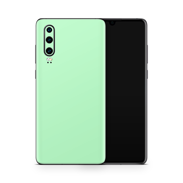 SkinNit Decal Sticker Skin Huawei P30 Lite Pastel Green (Decal Skin)
