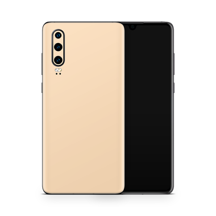 SkinNit Decal Sticker Skin Huawei P30 Pastel Orange (Decal Skin)