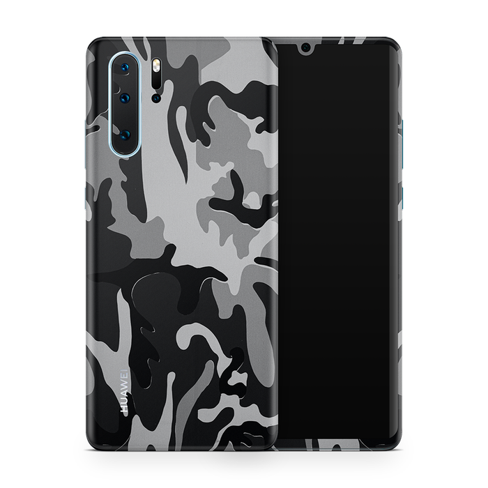 SkinNit Decal Sticker Skin Huawei P30 Pro Camo Snow (Decal Skin)