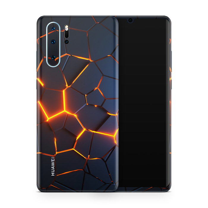SkinNit Decal Sticker Skin Huawei P30 Pro Premium Lava (Decal Skin)