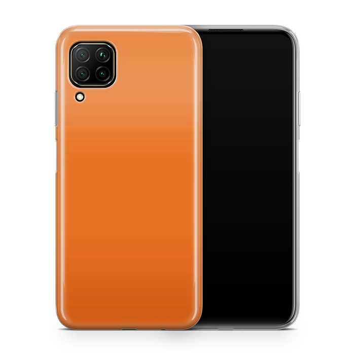 SkinNit Decal Sticker Skin Huawei P40 Lite Matte Orange (Decal Skin)