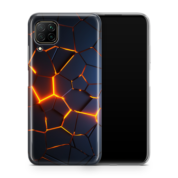 SkinNit Decal Sticker Skin Huawei P40 Lite Premium Lava (Decal Skin)