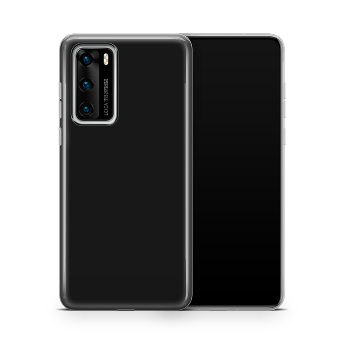 SkinNit Decal Sticker Skin Huawei P40 Matte Black (Decal Skin)
