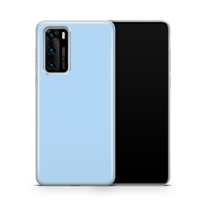 SkinNit Decal Sticker Skin Huawei P40 Pastel Blue (Decal Skin)