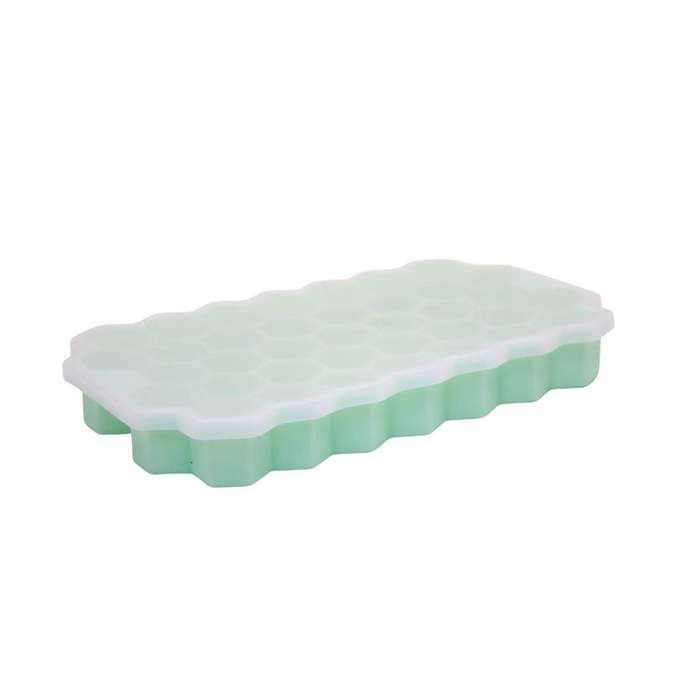 Green 37 Tiny Ice Cube Tray - Hexagon