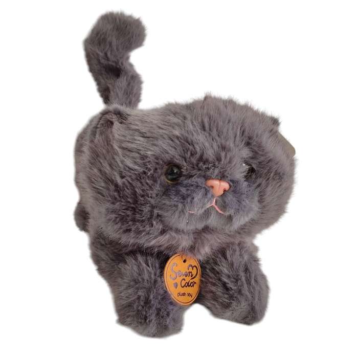 Grey Cat Plush Toy