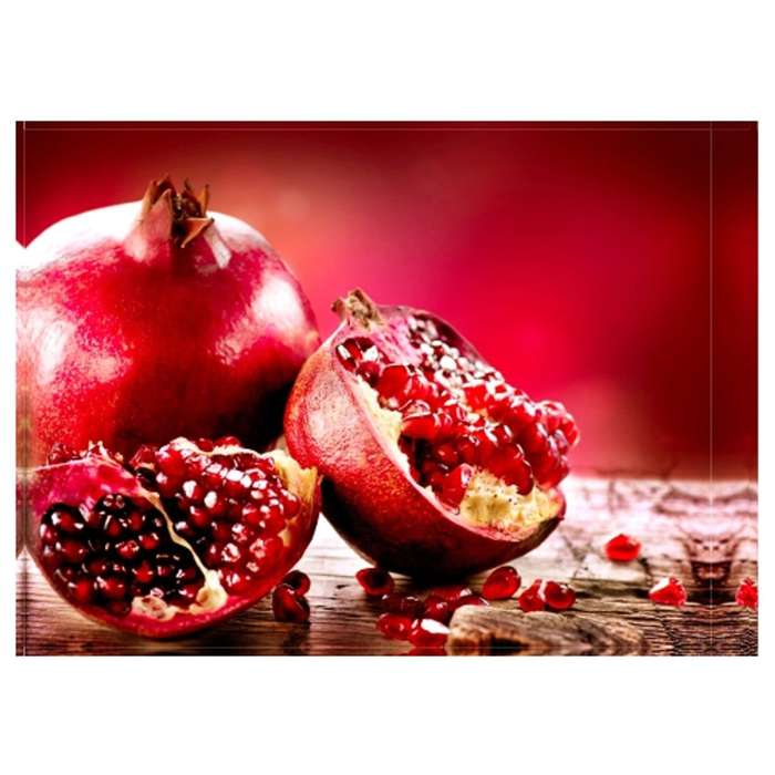 Pomegranate Design Disposable Table Mat - 24 Pack