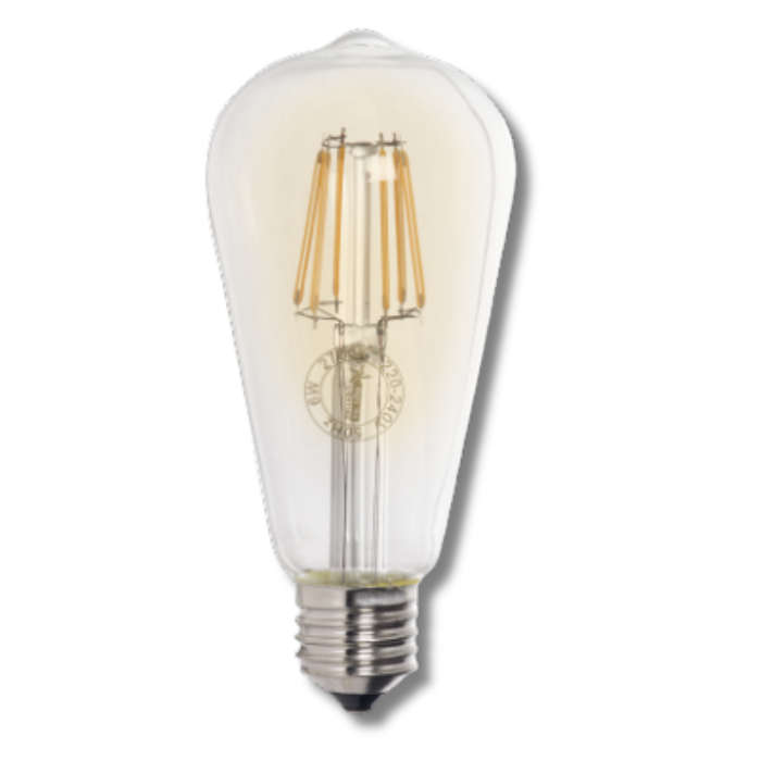 Brightstar BULB LED 196 6W Filament Bulb E27 2700K