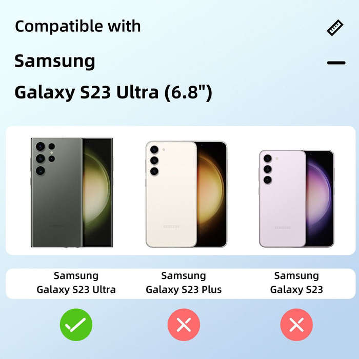 Multicolor Ring Ultra HD Camera Lens Protector for Samsung S23 Ultra